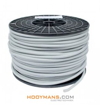 2x1,5mm Ronde grijze PVC kabel H05VV-F