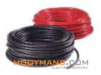 95mm Startkabel / Accukabel Dubbel geïsoleerde kabel zwart