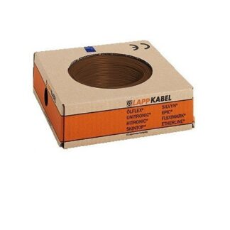 Doos 100 meter - 2,5mm2 Montagesnoer bruin