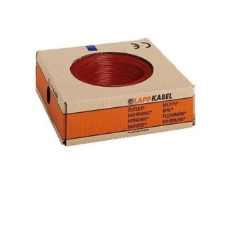Doos 100 meter - 2,5 mm Montagesnoer rood