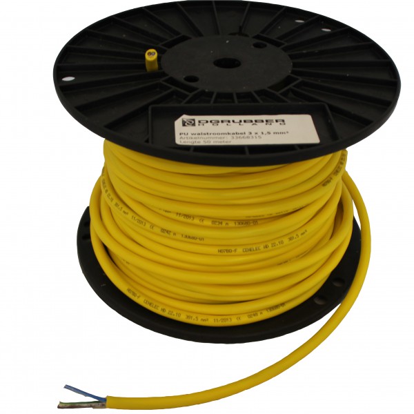 3x4mm PU walstroomkabel H05/7BQ-F